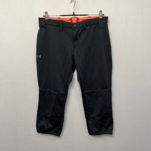 Under Armour Women Utility Softball Baseball Pants Size Medium Black M349 -13